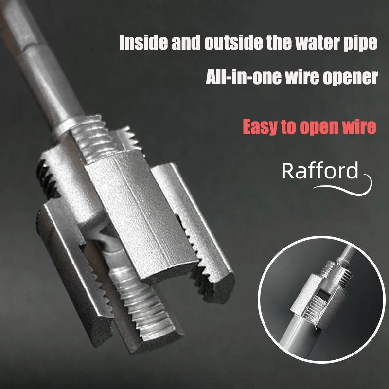 

Rafford Integrated Internal and External Thread Pipe Threading Tool for 1/2-inch PPR Pipes with Taps and Dies for Thread Cutting