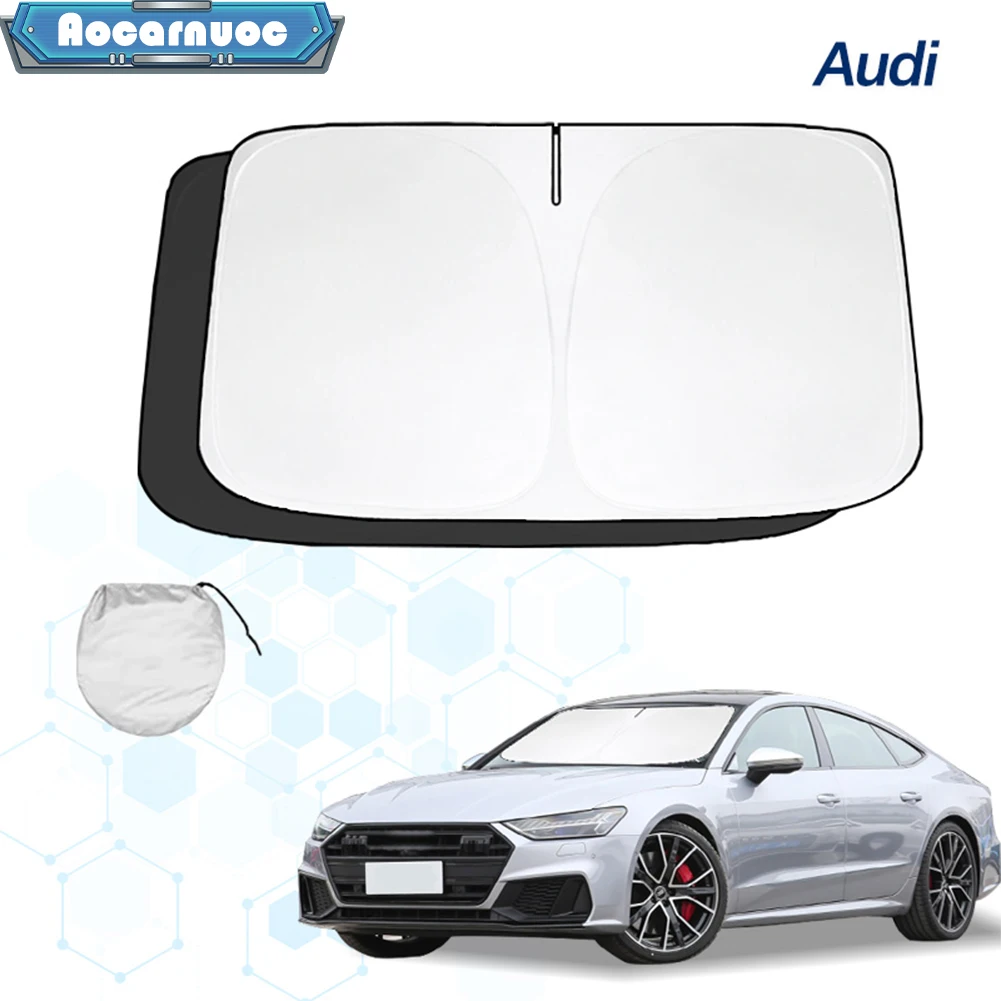 

Car Windshield Sunshade Accessories Sun Reflector Film For Audi S7 2013 2014 2015 2016 2017 2018 2019 2020 2021 2022 2023 2024