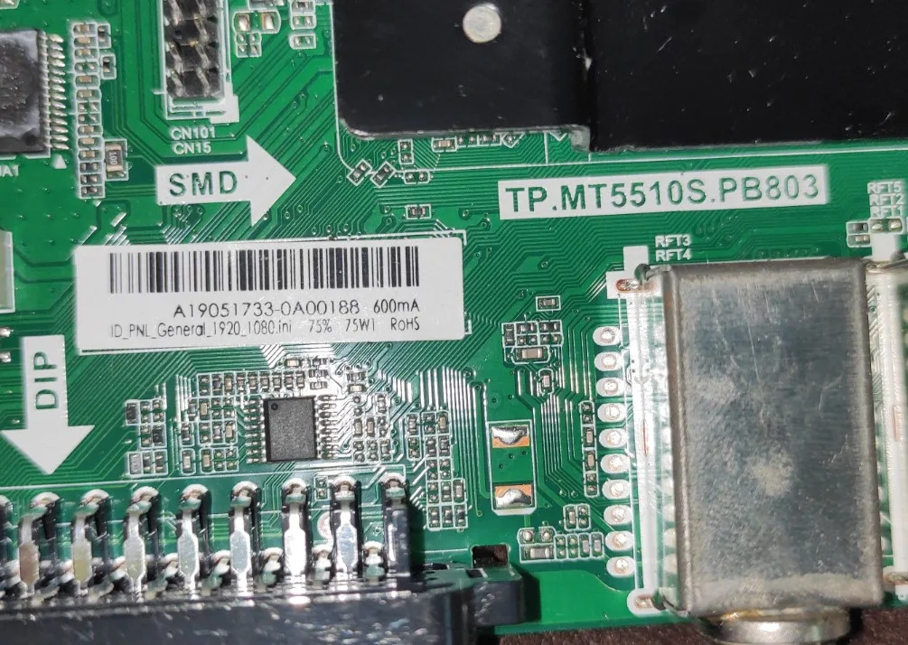 TP.MT5510S.PB803 ثلاثة في واحد التلفزيون واي فاي شبكة التلفزيون اللوحة 1G DDR + 8G emmc 72-78v 300ma