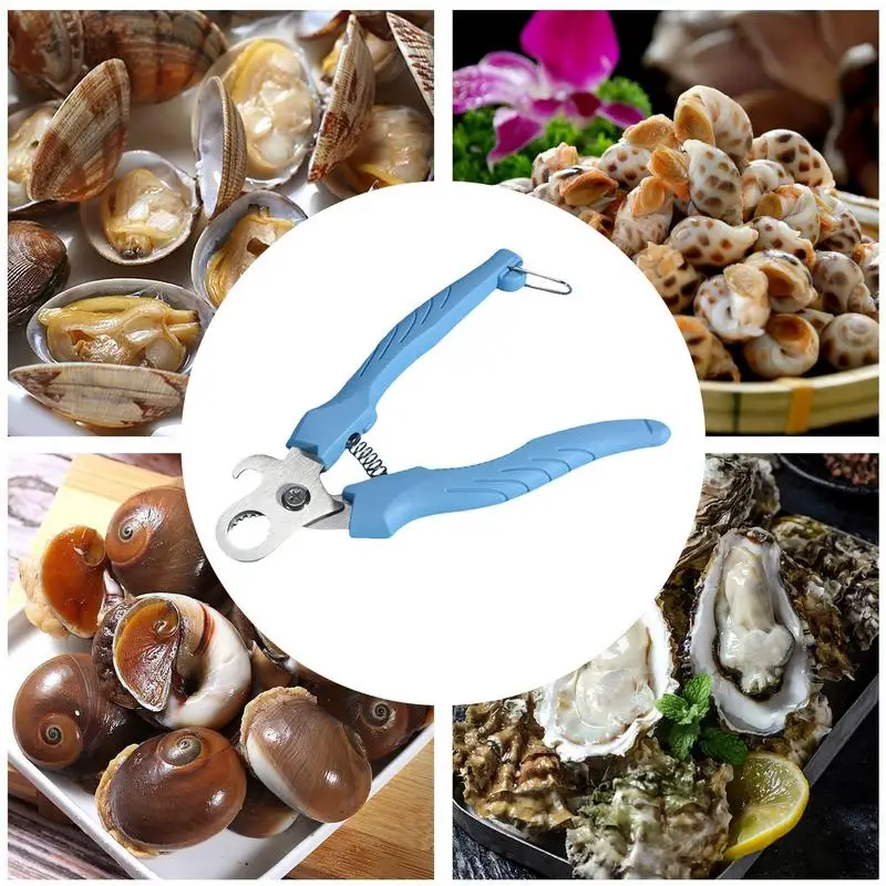 Snail Tail Cutting Tool Stainless Steel Escargot Clippers Non-Slip Snail Scissors Food Shears Escargot Tail Removal Tool With