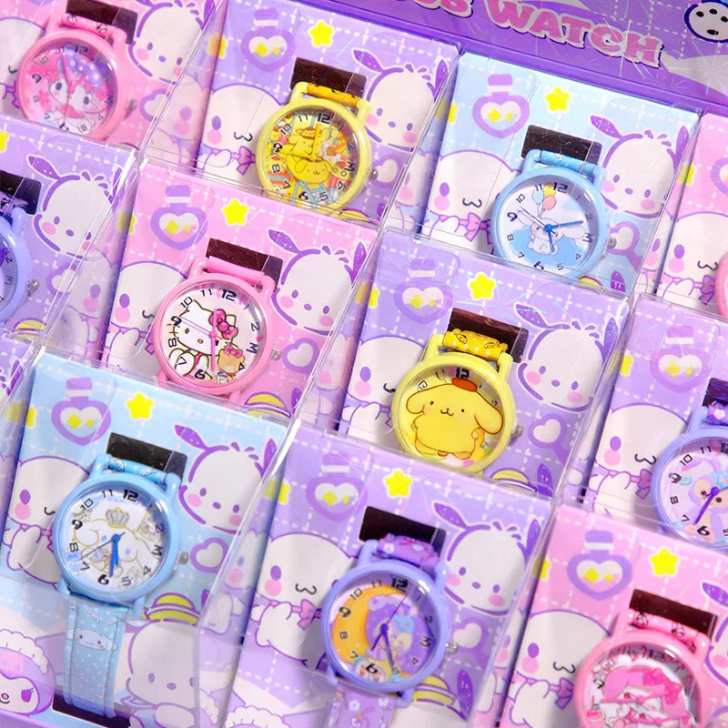 Hello Kitty Kuromi New Cartoon Watch   Student Quartz Watch Gift Set   Birthday and Holiday Gifts view 4