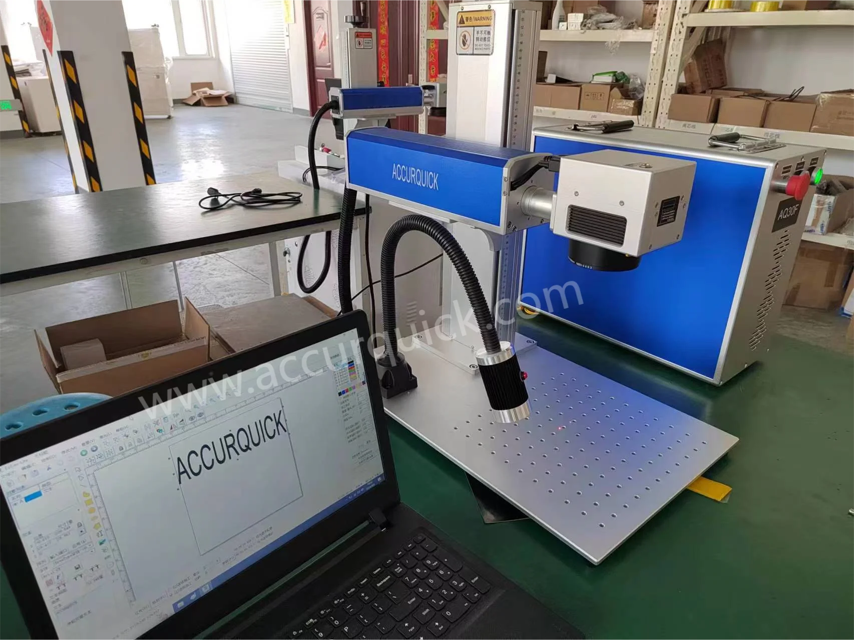 High Quality Fiber Laser Marking Machine 20W 30W 50W 60W 80W 100W