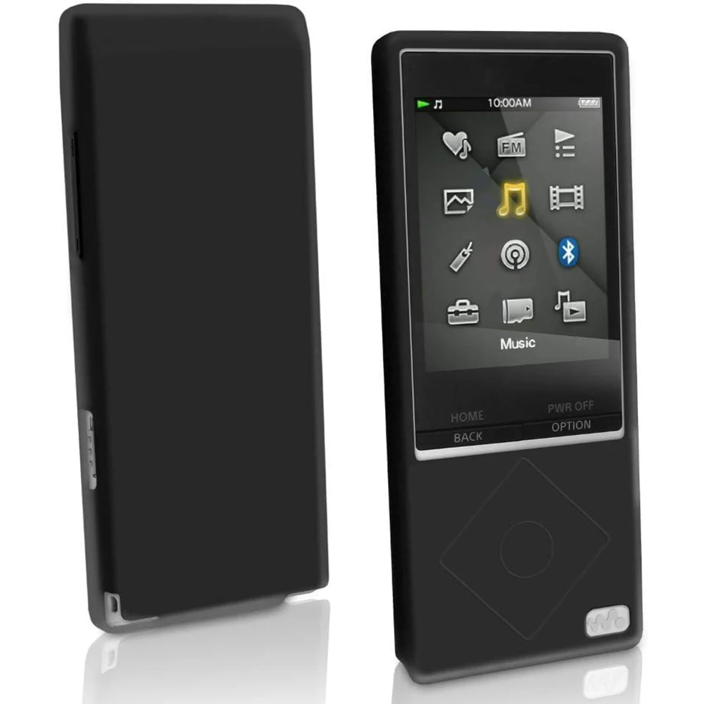 Funda protectora de silicona suave para Sony Walkman NWZ-A15 NWZ-A17 NW-A25 NW-A27 8GB 16GB 32GB y 64GB