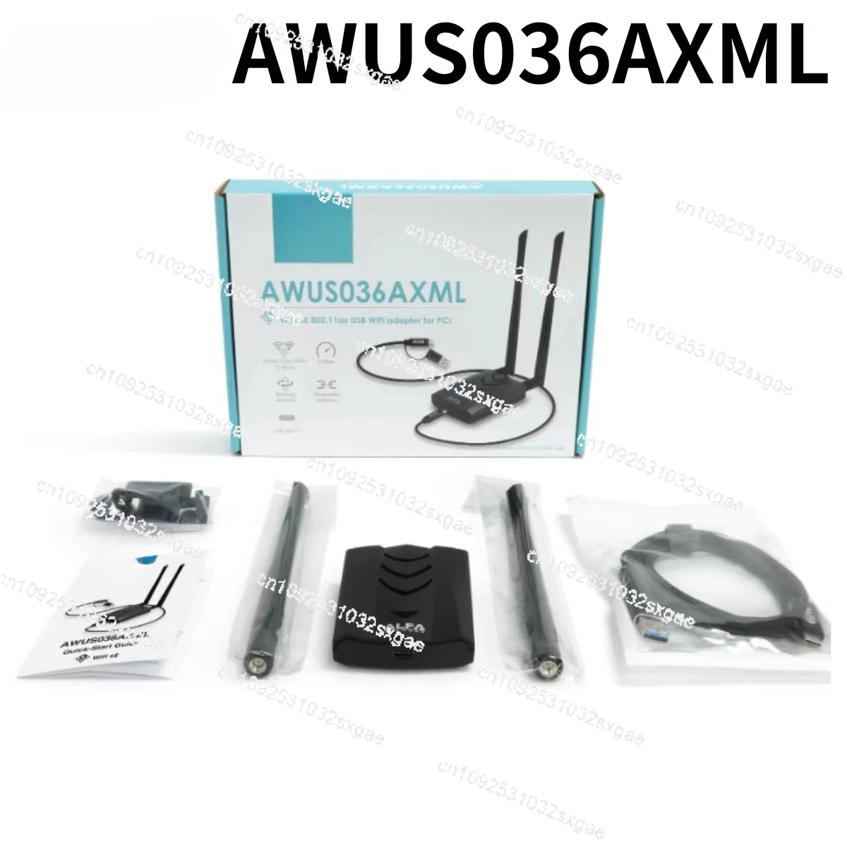 ALFA AWUS036AXML MT7921AUN WIFI 6E Tri-band Network Card