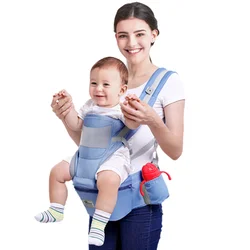 Baby Carrier Waist Stool With Storage Bag Kangaroo Shoulder Swaddle Sling Infant Kid Wrap Ergonomic Backpack Hipseat