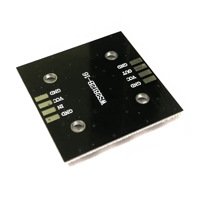 Placa de desarrollo de luz de color de 16 bits, controlador a todo Color, LED RGB de WS2812B-4 x 4 bits