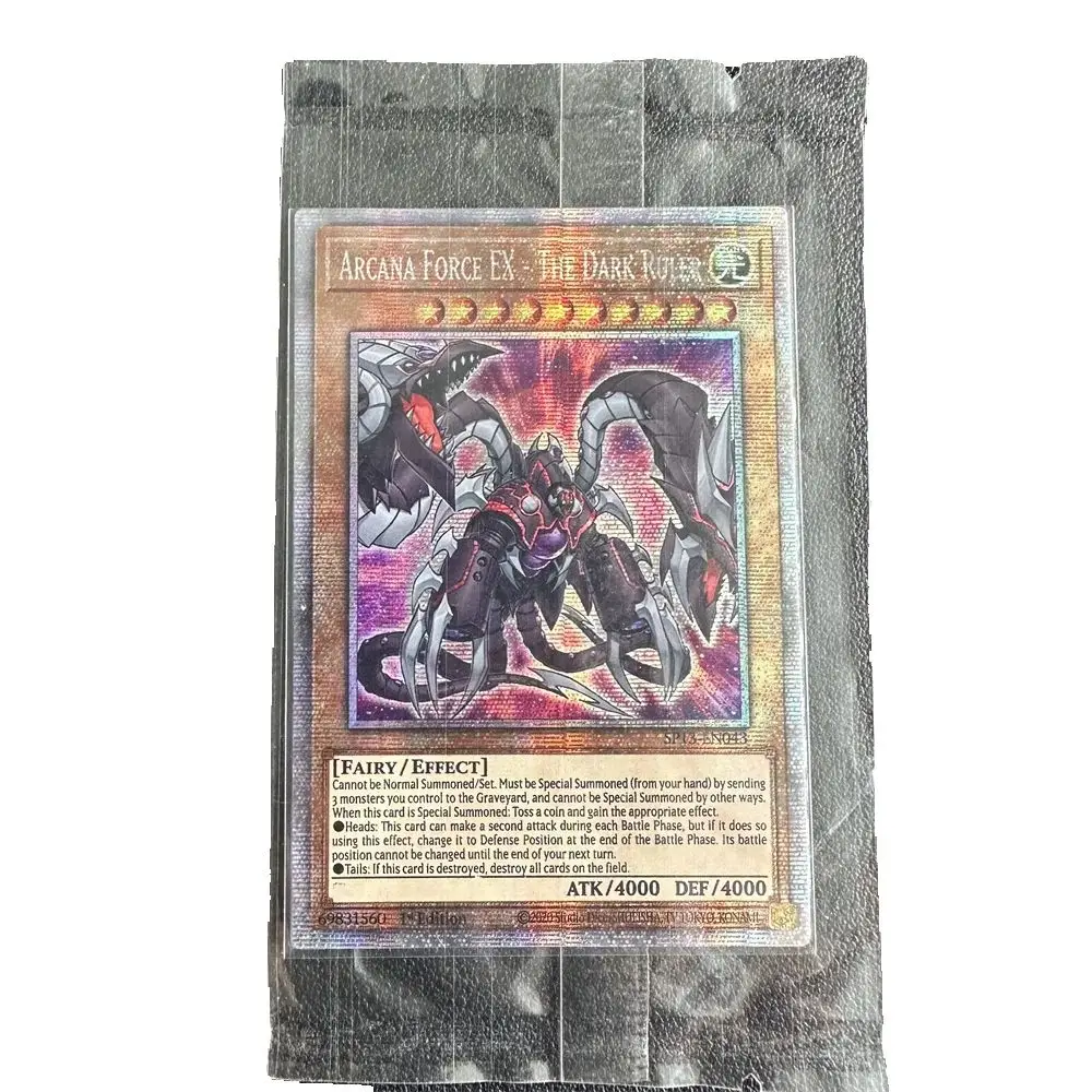 Yu-Gi-Oh PSER SP13-EN043 /Arcana Force EX - The Dark Ruler Children's anime cartoon game card toys collection gift（Not Original