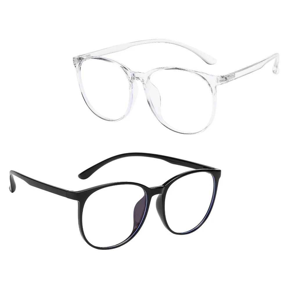 

2 Pcs Light Glasses Christmas Anti-blue Fashion Lightweight Party Photo Props