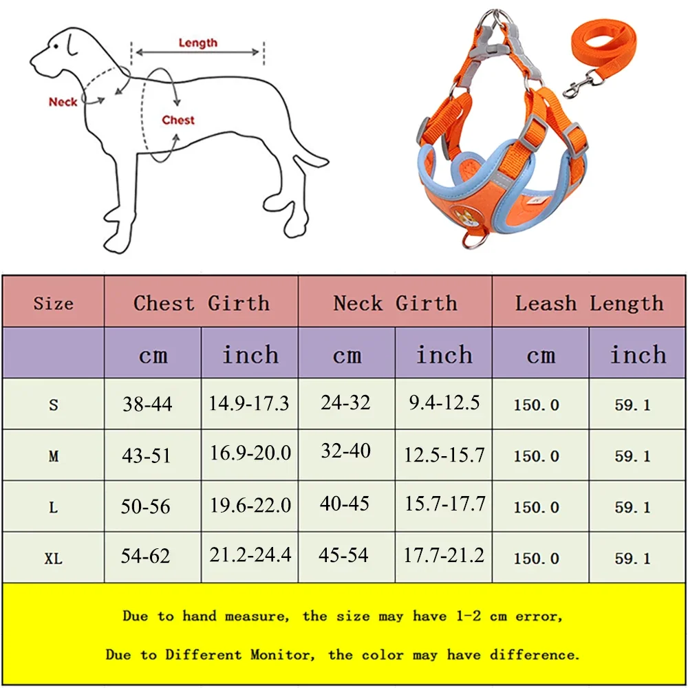 

Maximum Safety and Comfort Enhanced Visibility Small Pet Harness Vest - Adjustable and Durable Design for Adventures - Secure Wa