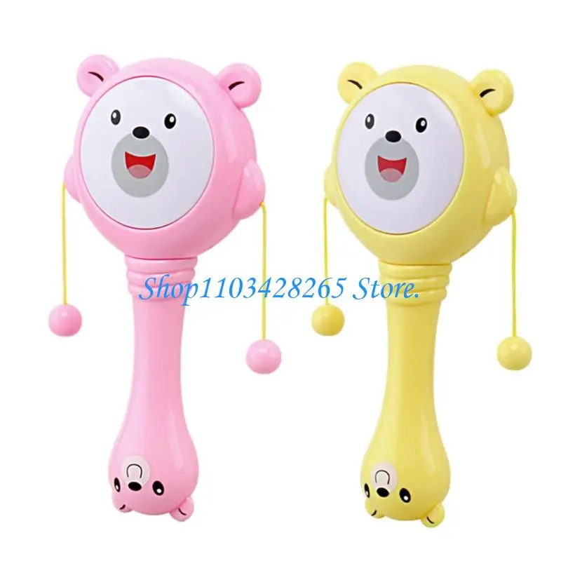 Percussion Rattle Toy Cartoon Theme Shakers for Toddler Auditório Desenvolvimento 4x G2TE