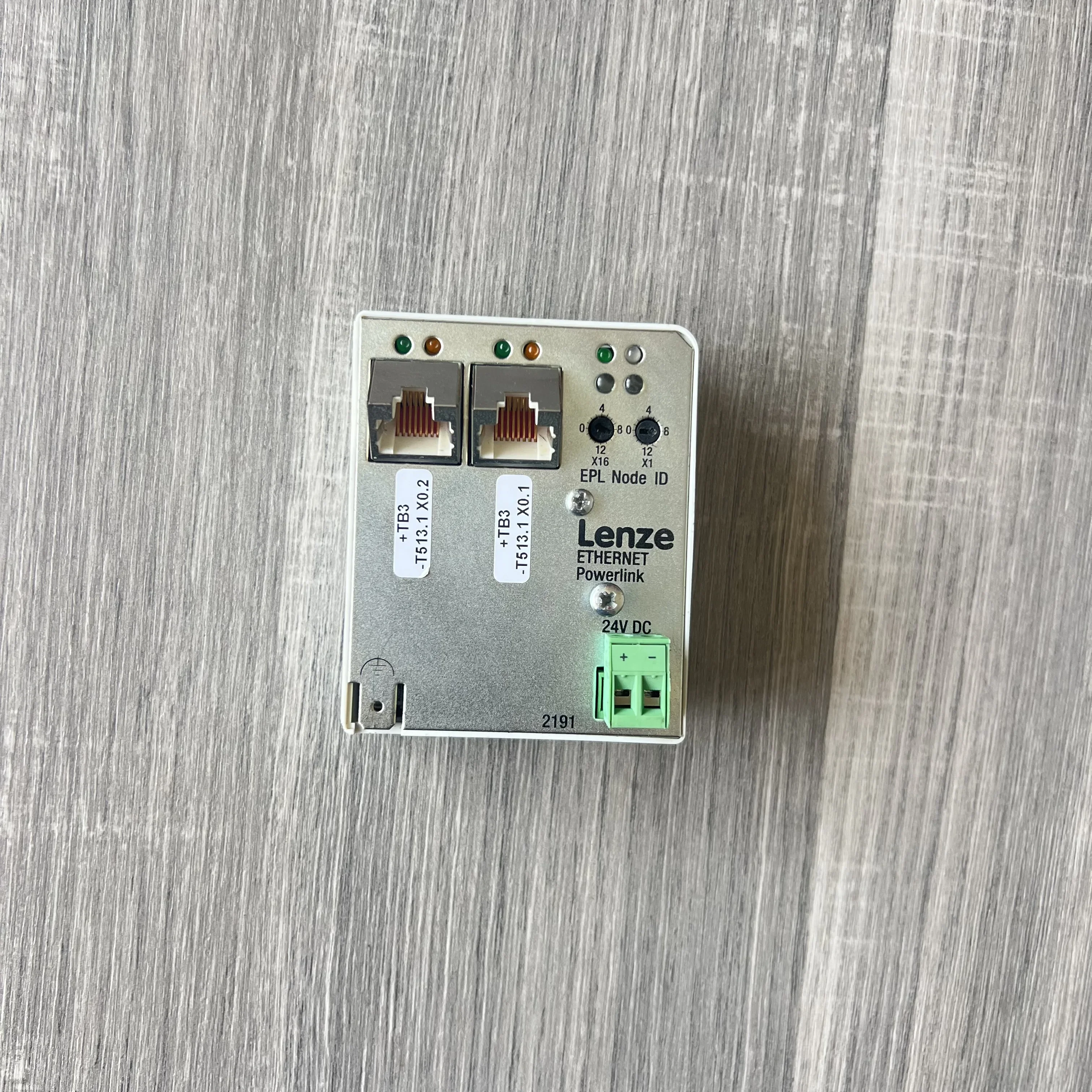 Second-hand Lenz frequency converter ETHERNET communication module EMF2191IB order number13226760Beautiful fast shipping