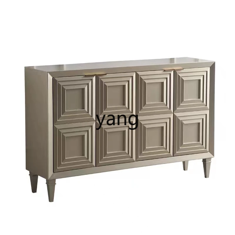 

CX Light Luxury Entrance Cabinet Simple Modern Solid Wood Dining Side Living Room Decoration Home Locker