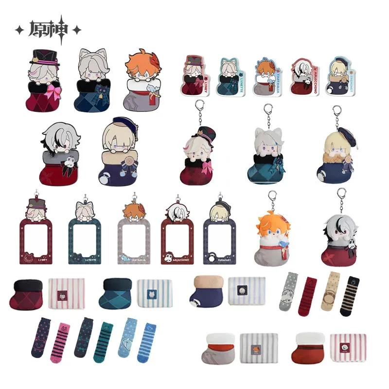 

Официальный товар Sunsyea Genshin Impact miHoYo, оригинальный брелок House Of The Hearth Winter серии RDNJ Tartaglia Lyney