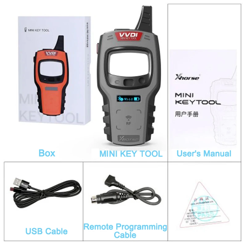 Global Xhorse VVDI Mini Key Tool XT27A01 XT27 4D 4C 46/ID48 Chip Car Remote Key Programmer Free 96bit 48-Clone Function No TOKEN