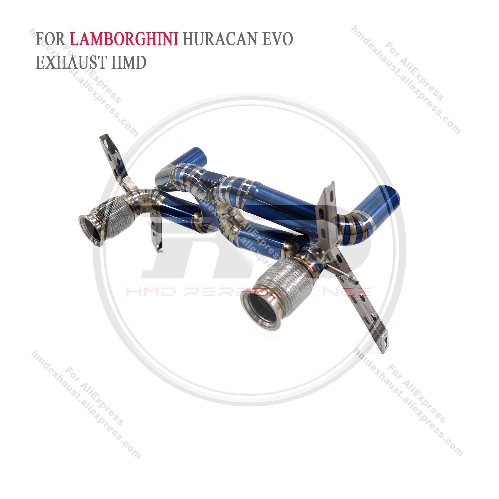 

HMD Titanium Exhaust System Performance Catback for Lamborghini Huracan EVO 5.2L Without Valve OPF Version