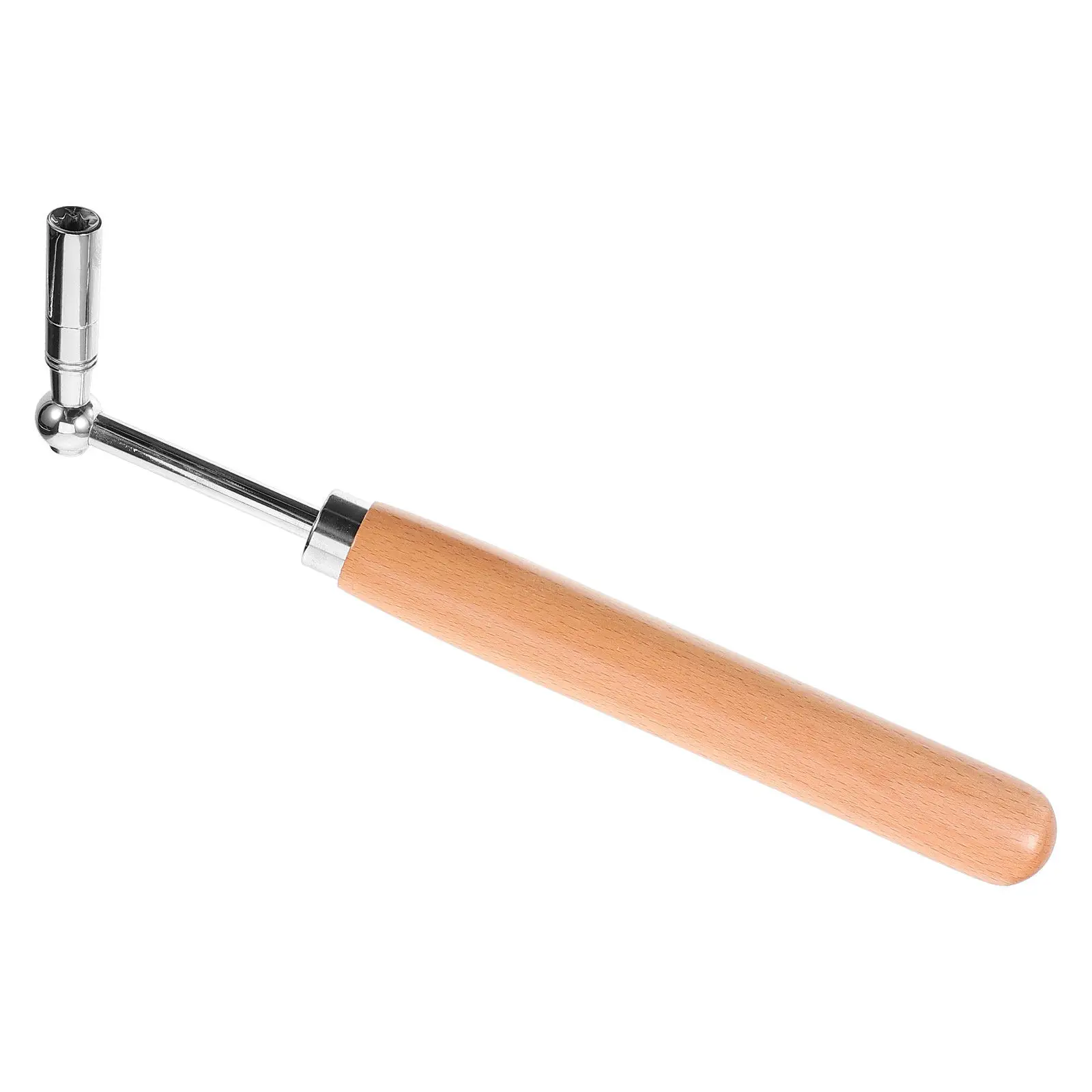

Piano Wrench Spanner Tool Wood Steel Handle Comfortable Grip Piano Tone Tuning Accessory Professional Musical Instrument Tool
