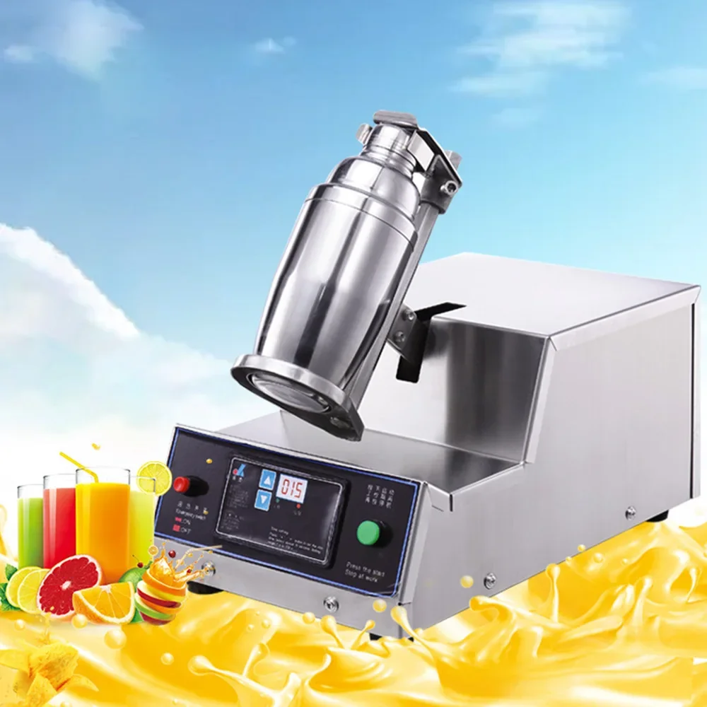 Máquina comercial de agitação de leite, porcessor de leite, agitador de cabeça única (para cima e para baixo), abanador horizontal de chá de leite