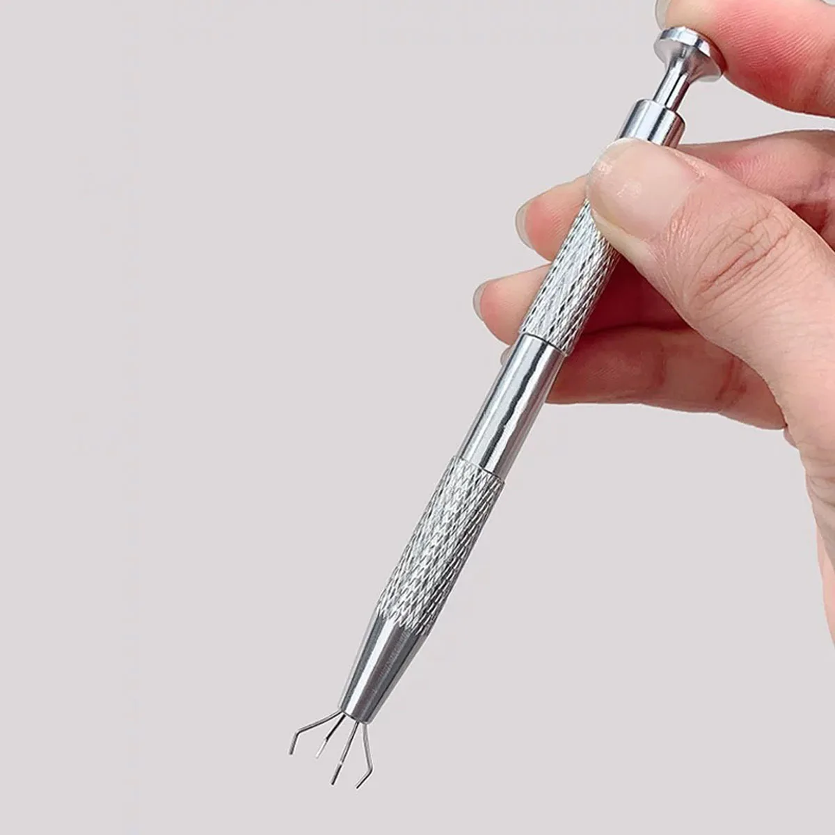 Nail Grabbing Pen for Sponge Gradient Nail Art Stamper Tools Gradient Brush Glitter Powder Dotting Pen Manicure Accessories