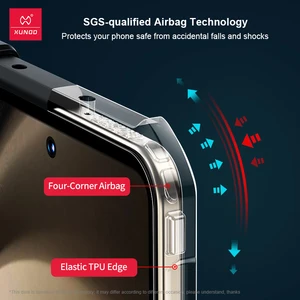 XUNDD FOCKPROOP Folding Samsung Galaxy Z Fold, Airball Shell, Glass, PC và TPU Protection, Digital chống ấn tượng, 3, 4, 5, 6, 6 12 Trường hợp bán kính bán hàng chính - №9