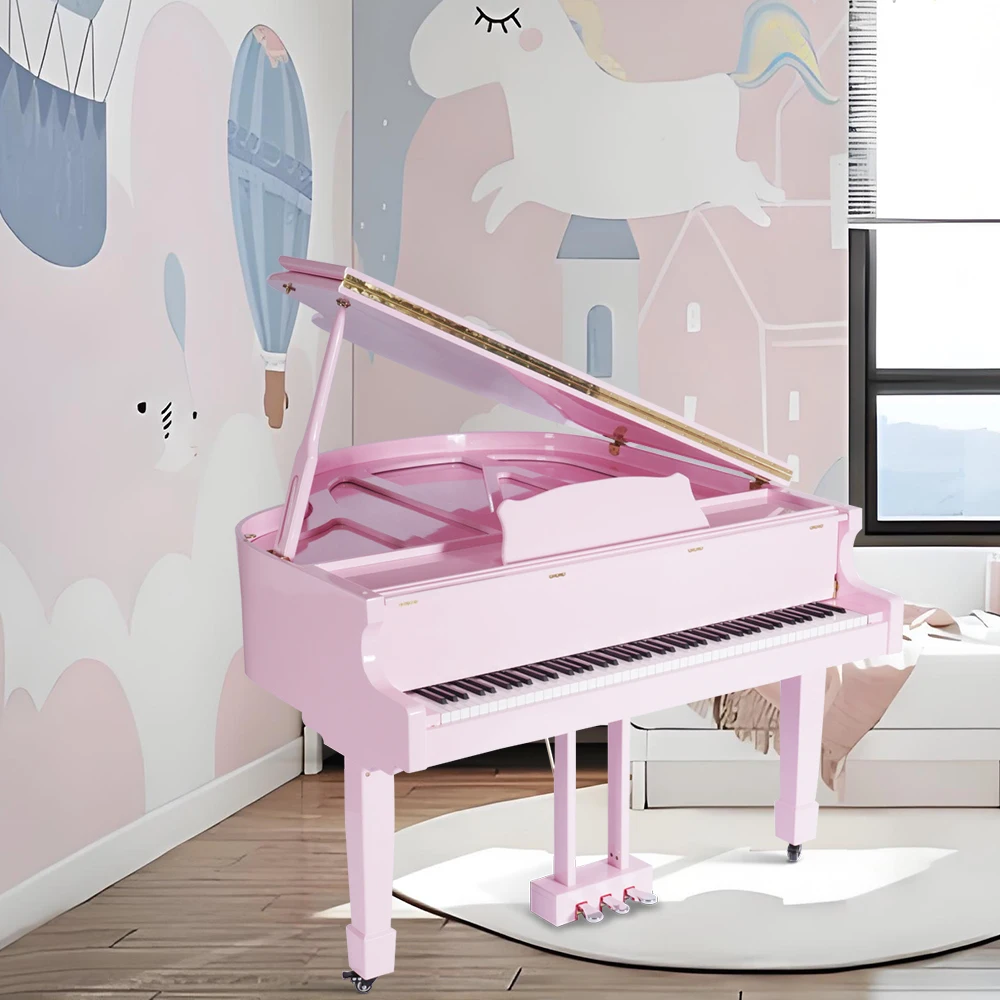 Digital Grand Piano 88-Key Professional Piano High Quality 16-Level Touch Sensitivity A158GD Luxury Piano