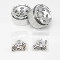 Mozzo ruota in metallo da 2 pezzi da 1,9 pollici per 1/10 RC Crawler Car Traxxas TRX4 Defender AXIAL SCX10 RC4WD Accessori