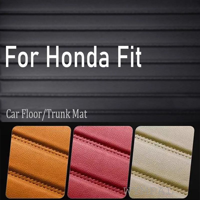 

Роскошные автомобильные коврики для Honda Fit Jazz GK3 4 5 6 7 2014 ~ 2020 Коврик Роскошный кожаный коврик Детали интерьера Автомобильные аксессуары GH7