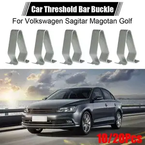 Tira da porta do carro Forro Metal Fastener Clips, Trunk Tailgate Retainer Clips, VW, Seat, AUDI A4, A6, 6, 10 Pcs, 20Pcs 10 principais vendas grampo fixador de tela - №1