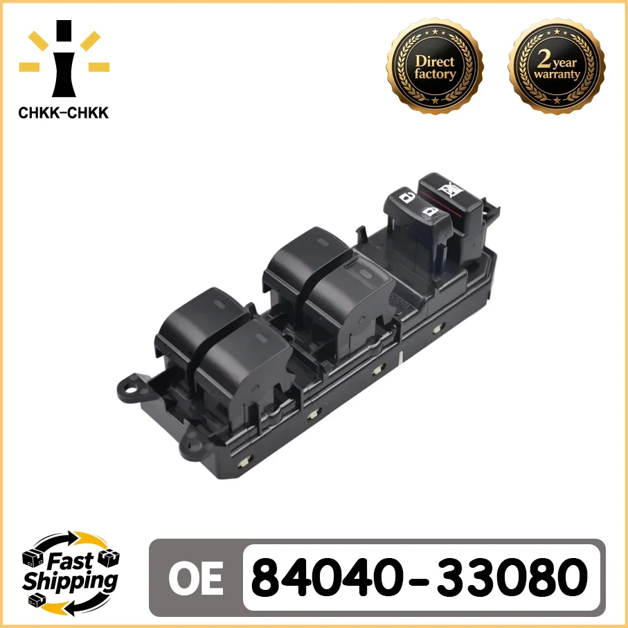 CHKK-CHKK RHD Power Window Control Switch 84040-33080 8404033080 For Toyota Camry Land Cruiser for Lexus CT200H Auto Parts