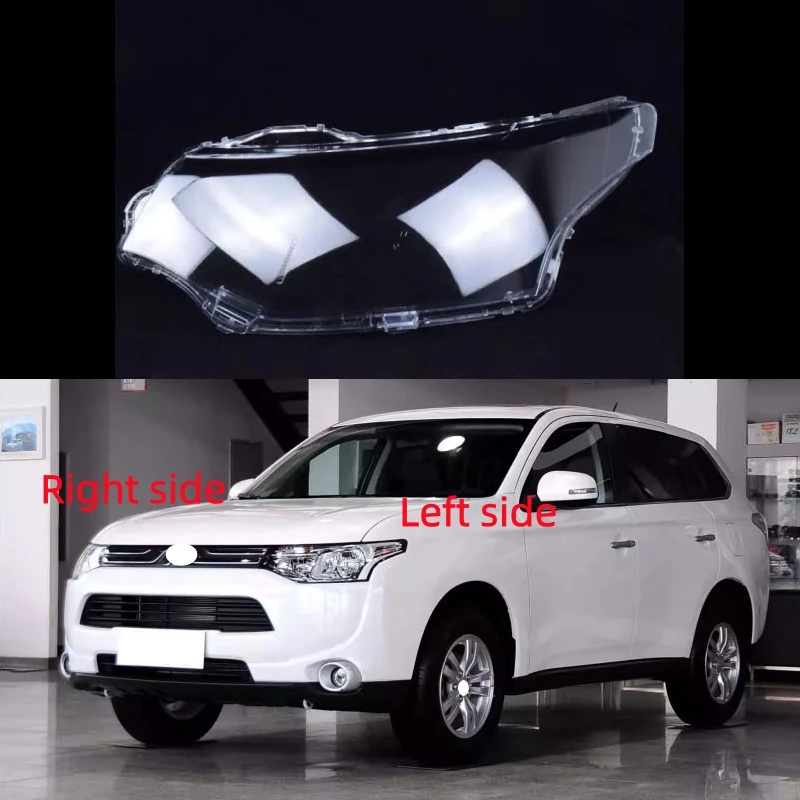 

For Mitsubishi Outlander 2013 2014 2015 Car Headlight Shell Headlamp Cover Replace Lamp Shade Headlamp Lens Glass