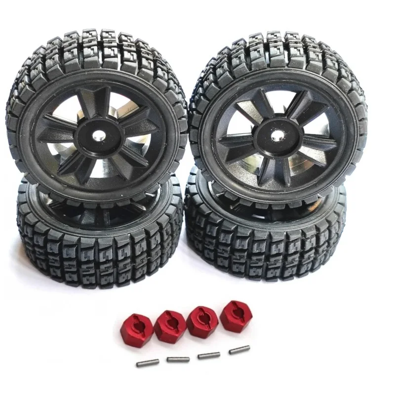 Original on-road Rubber drift wheels Rims /Tires/Tyres for MJX Hyper Go 14301 14302 14303 1/14 Brushless RC cars Trucks