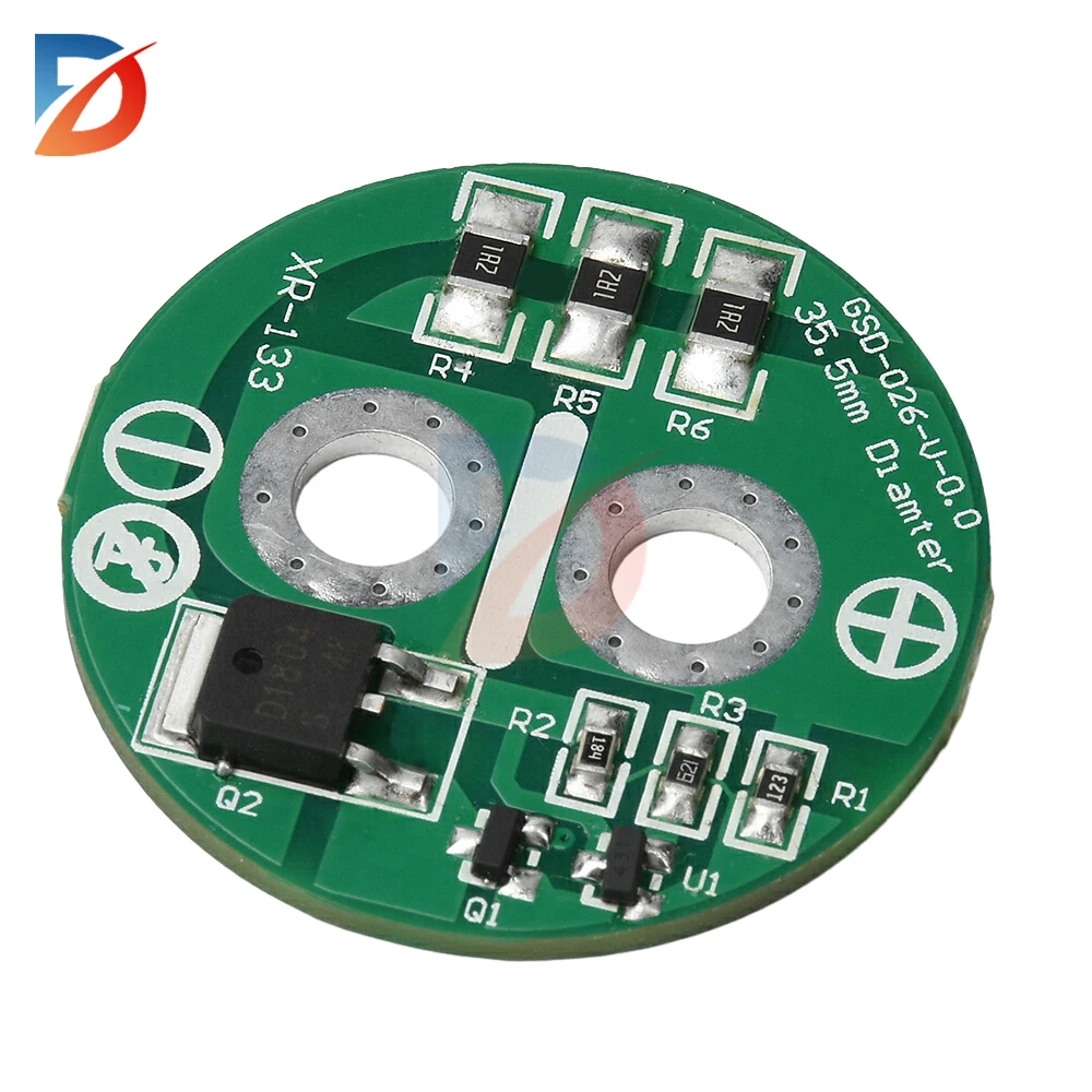35mm 600-700F Protection Board Balance Board Voltage Limiting Circuit Board DC 2.5V Super Farad Capacitor Protection Board