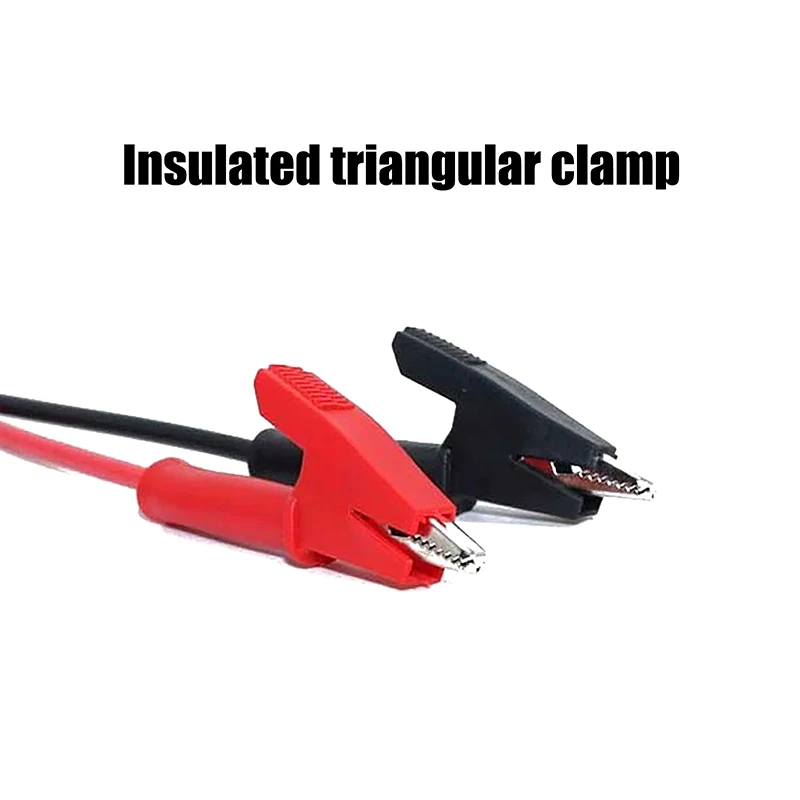 New 20A 90CM Alligator Clip To Banana Plug Test Cable Lead Connector Dual Probe 4mm Crocodile Clip For Multimeter Measure Tool