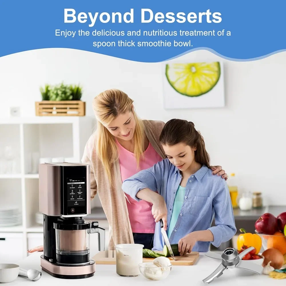 Ice Creami Makers Replacement Blade, Ice Creami Replacement Parts Compatible with Ninja NC299AMZ NC301 CN305A CN301CO