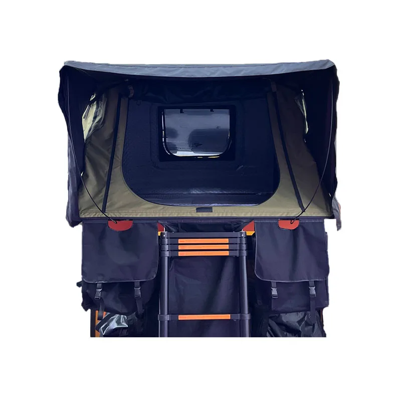 

Waterproof Aluminum Hard Shell Roof Top Tent with Ladder 4 Season Canvas Car Camping Tent for SUV