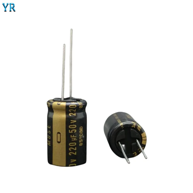 Imagem -02 - Capacitor de Áudio Hi-fi Nichicon Série Muse kz Pés de Cobre 220uf 50v 16x25 mm 50v 16x25