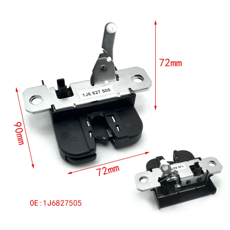 Cauda Gate Lock para Volkswagen PoloGolf, Tronco do carro fechadura da porta, Cross-Border, 1J6827505, aplicável a