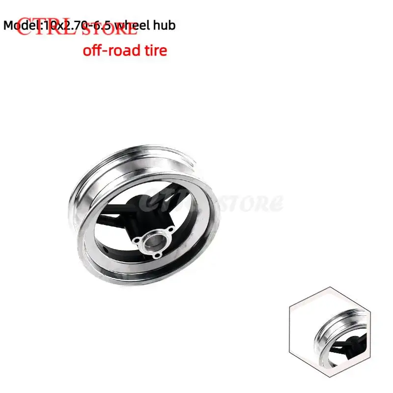 10inch Vacuum wheel hub fits Electric Scooter Balanced Scooter Matching use Tubeless Tires 10x2.70-6.5 Vacuum tyres
