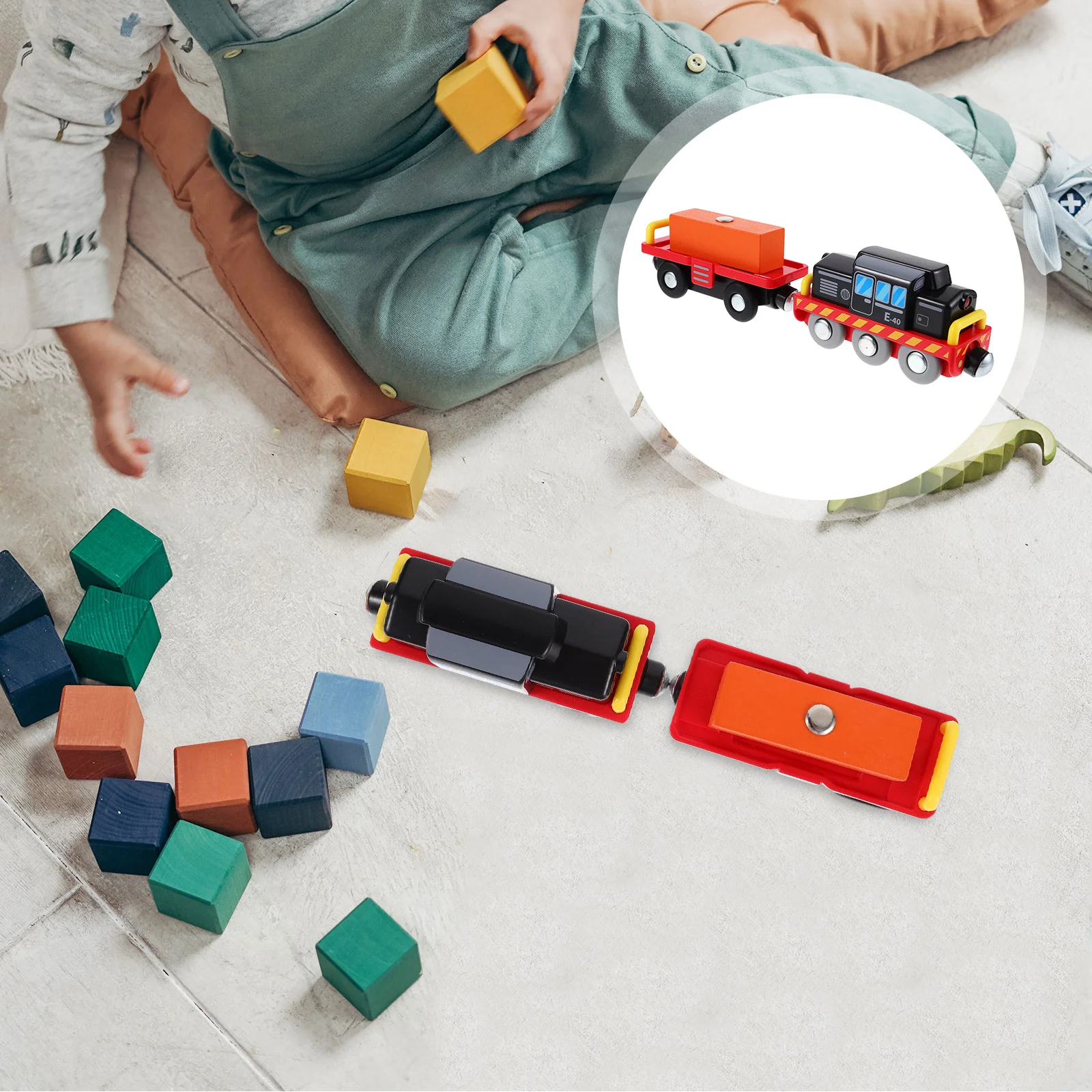 

1 комплект, пластиковый переноска, милая миниатюрная игрушка-поезд для детей, ручная способность, креативный подарок на день рождения, Рождество