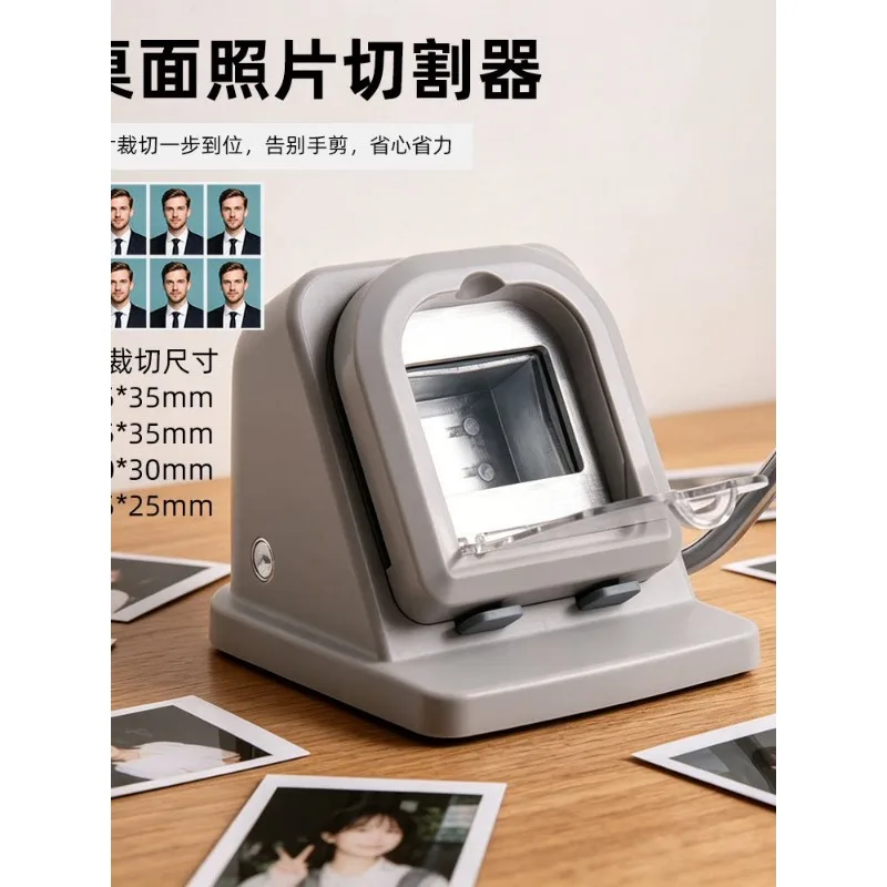 New Desktop Manual Card Cutter, Square & Round Corner Photo Cutter, Light‑Duty Card Trimming Tool