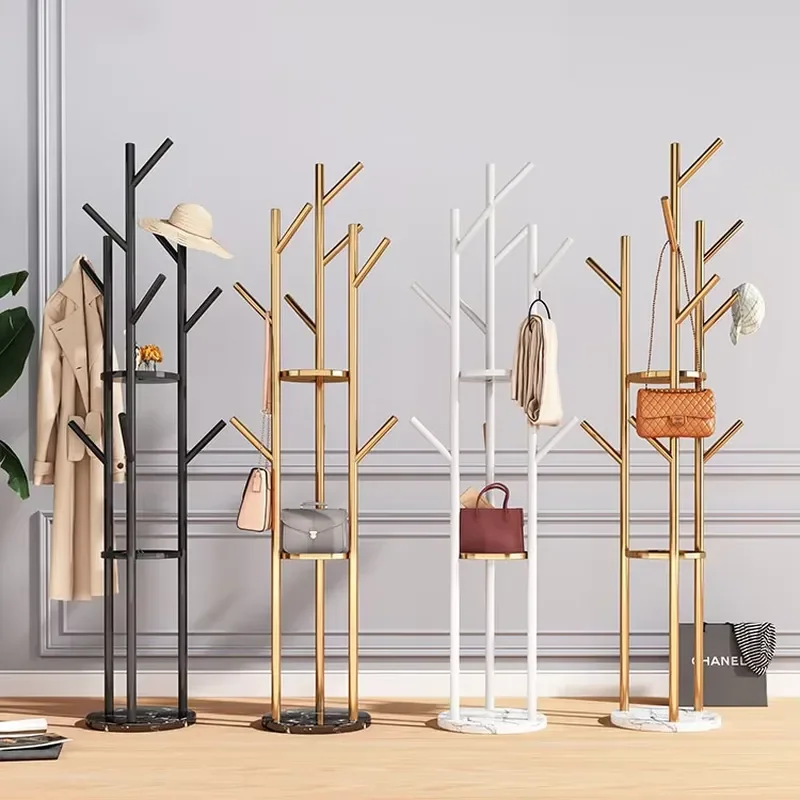 Manufacturer price Stainless steel clothing display rack Floor rack hanger coat rack hanger hanger