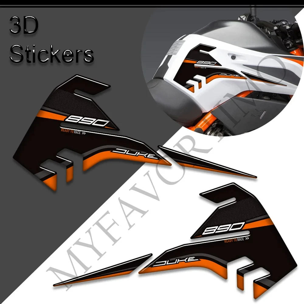 Voor 890 Avontuur R Motorfiets Stickers Decals Tank Pad Zijgrepen Gas Brandstof Knie Bescherming 2018 2019 2020 2021 2022