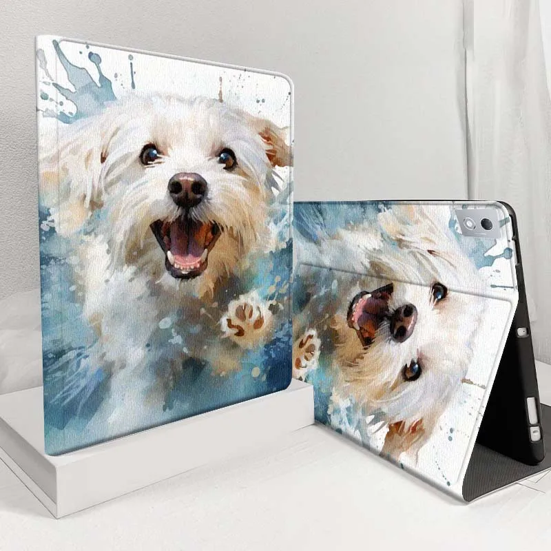 

Colorful Cat Painting Art For Lenovo Pad Legion Xiaoxin Tab Y700 K10 M10 P11 3rd Pro GT Plus Gen 5G Tablet Case