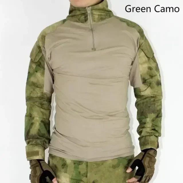 

Camouflage Softair US Combat Uniform 2025 New Shirt Cargo CP Airsoft Paintball Cotton Tactical Clothing