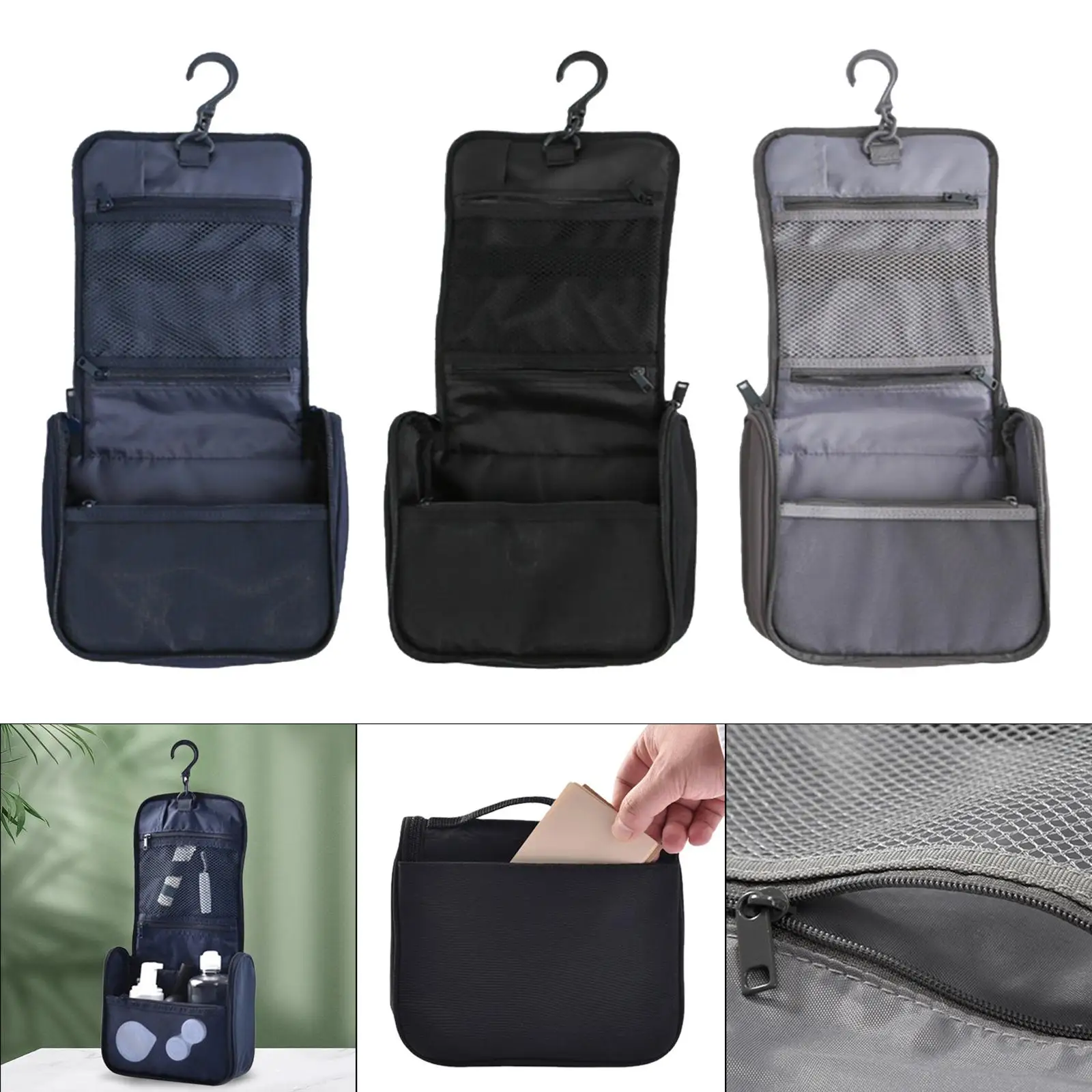 Travel Makeup Bag Makeup Handbag Toiletry Bag for Bathroom Hiking Camping