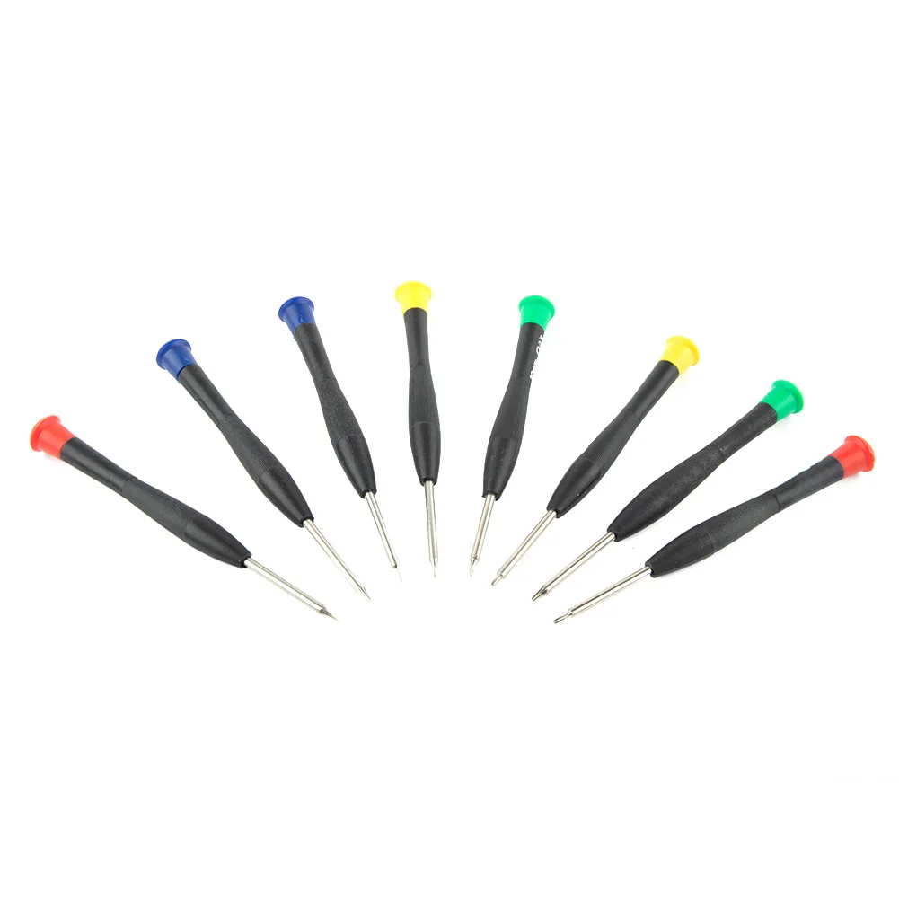 Tool Screwdriver Set Repair Tool SL1.5 Screwdriver Tool T3 T4 T5 T6 Torx Cross 118*122*20mm 8pcs/set Multicolour