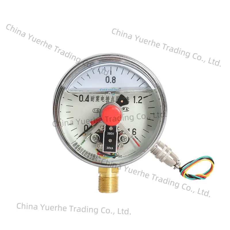 

Инструмент ударопрочный электрический контактный манометр YNXC-100 гидравлический гидравлический манометр воды 0-40MPa