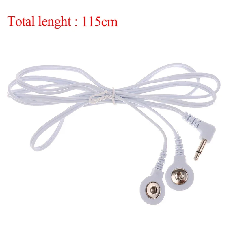 Electrode Lead Wires Jack Dc Head 3.5Mm Snap Replacement Tens Unit Cables 2-way - Image 3