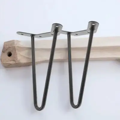 

Hairpin Legs 2pcs Metal Furniture Legs for Coffee Table Desk Bench End Table Adjustable Support