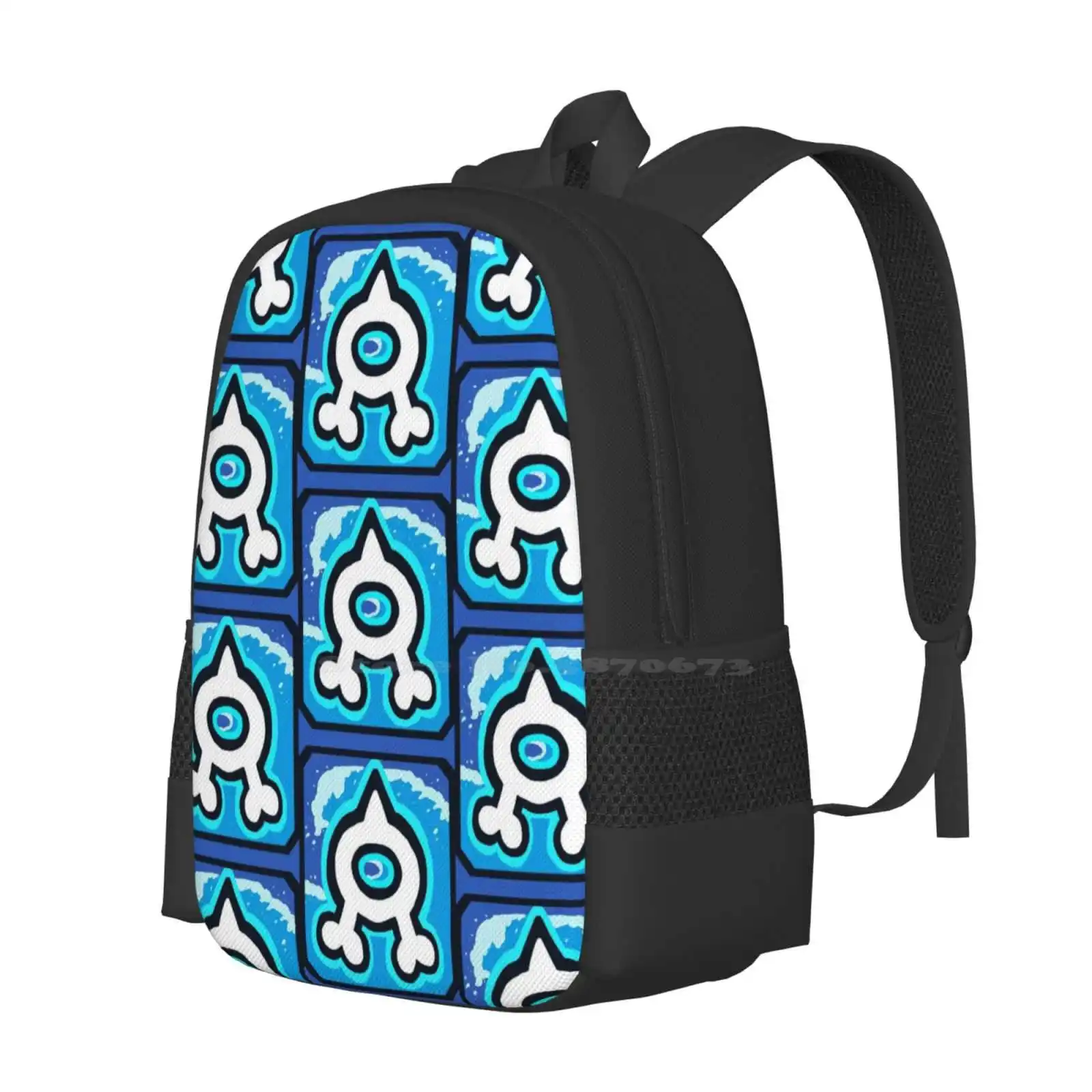 Team Aqua Hot Sale Schoolbag Backpack Fashion Bags Team Aqua Hoenn Alpha Saphire Leader Archie