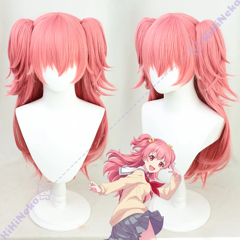 Anime Momoi Airi Cosplay Pruik Momoi Aili Cosplay Haar Voor Comicon Hallowmas Party Volwassen Vrouwen Mannen